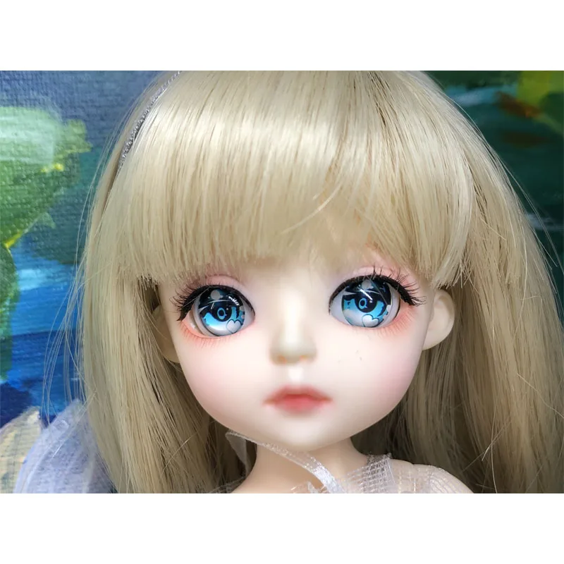 10mm-24mm eyes BJD doll cartoon eyes for 1/12 1/8 1/6 1/4 1/3 BJD DD SD doll accessories 5  colors doll eyeballs