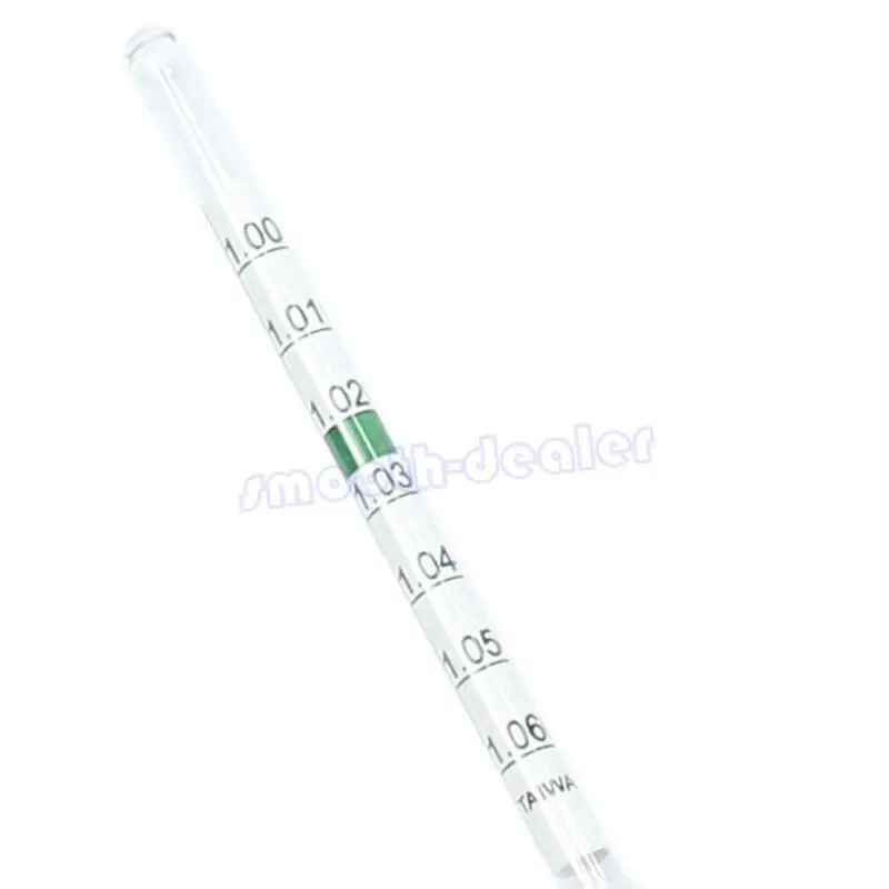 2024 New Aquarium Glass Hydrometer with Thermometer Salt Marine Salinity Tester Meter