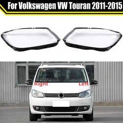 Car Front Headlamp Caps For Volkswagen VW Touran 2011 2012 2013 2014 2015 Glass Headlight Cover Auto Lampshade Lamp Lens Shell