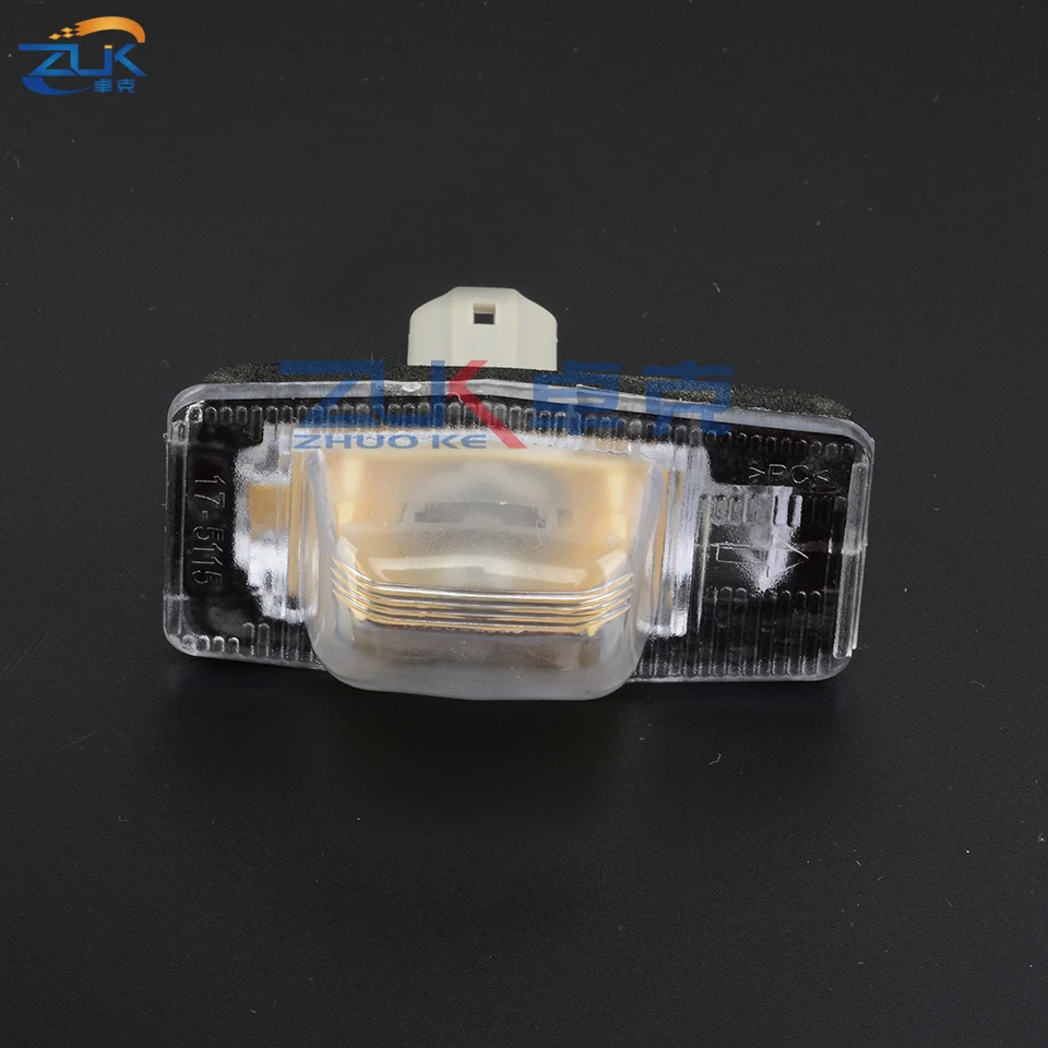 ZUK Rear License Plate Light For for Mazda MPV Protege Tribute Familia 323 Protege BJ 1998-2003 Miata