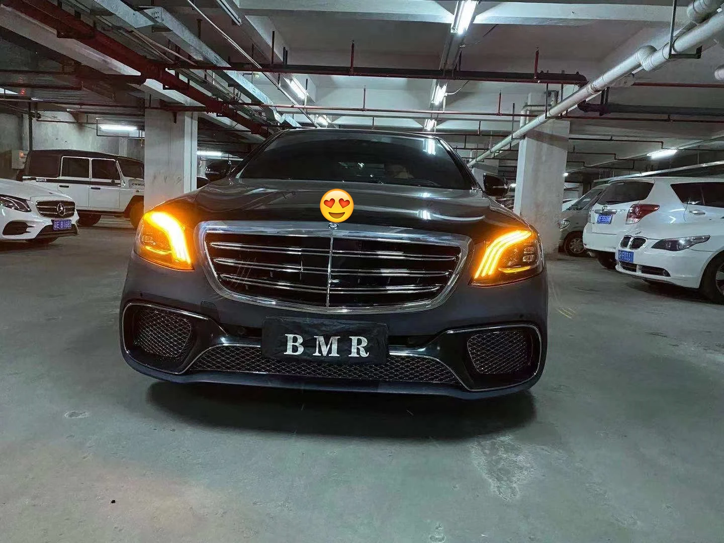 S Class Upgrade Body Kit Include Front Rear Bumper And Grille Auto Parts For Benz S Class W222 to Maybach