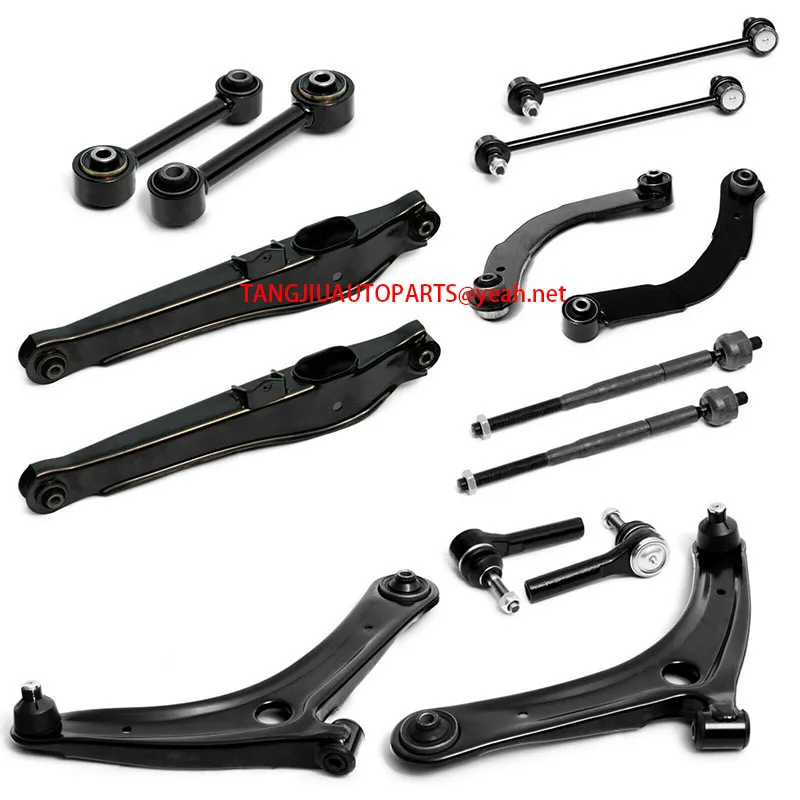 14pcs Suspension Control Arm Tie Rod End Set Fit JEEP COMPASS 2007-2017 PATRIOT DODGE CALIBER