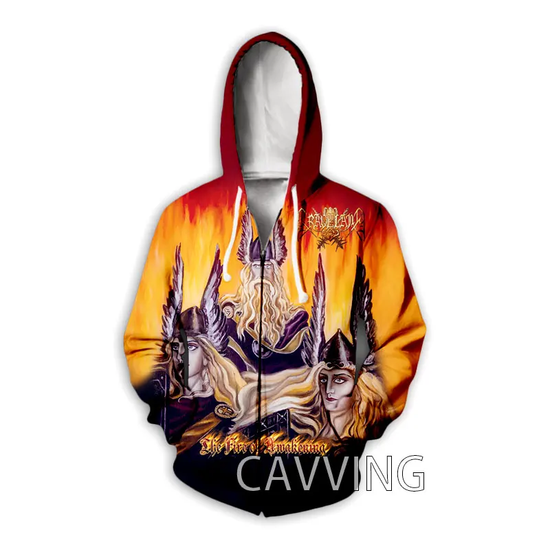 CAVVING 3D Print  Graveland Band  Zipper Hoodies Zip Up Hooded Sweatshirt Harajuku Hoodie Hip Hop Sweatshirt for Men/women