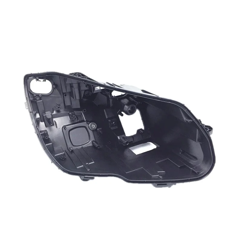 For Mercedes W205 C Class C260 C300L 2015-2018 Headlamp Housing Shell Light Box Plastic Base Headlight Black Headlight Housing