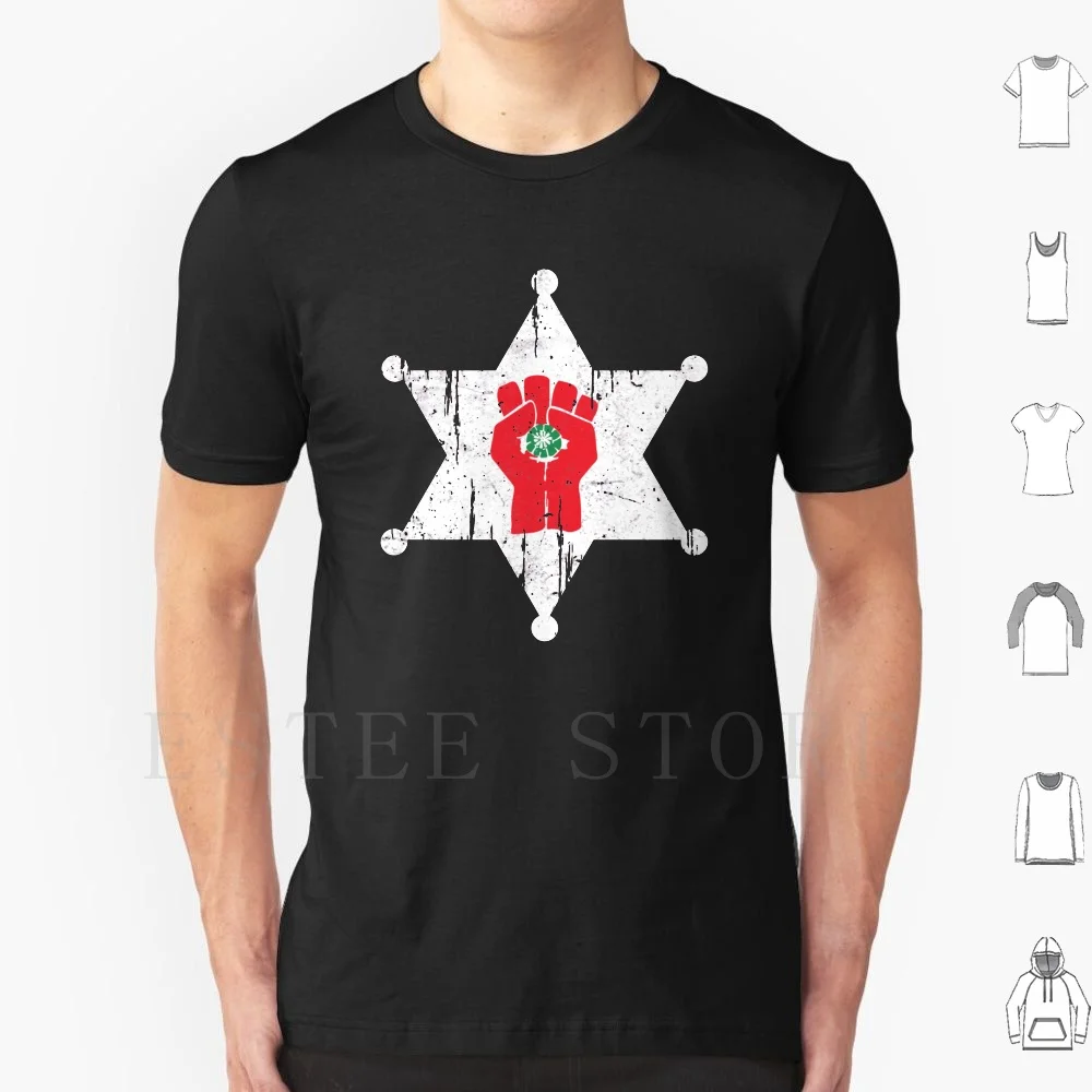 Sheriff Hunter S Thompson T Shirt Print Cotton Sheriff Hunter S Thompson Star Police Aspen Campaign Symbol Journalism Raoul
