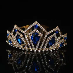 AINAMEISI Fashion Crystal Crown Princess Bridal Tiara Wedding Hair Accessories Birthday Prom Headbands Girls Women Hair Jewelry