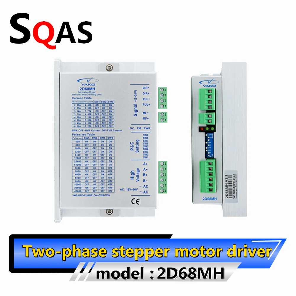 Factory direct sales Research control 2D68MH two-phase DC open loop stepper motor drive controller