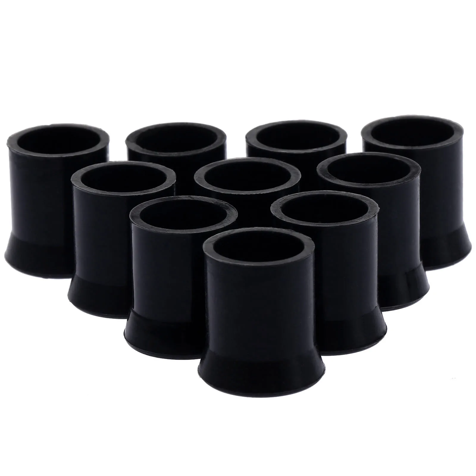 10Pcs 11mm Black Rubber Tobacco Smoking Pipe Tip Grips Smoking Pipe Mouthpiece Stem Pipe Tip Grips Ring Protective Sleeve