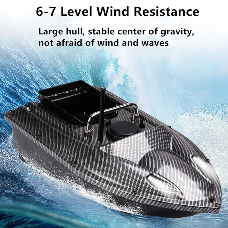 Update GPS Auto Return Angeln Köder Boot Intelligente GPS Köder Boot 500M Entfernung 1,5 KG Laden High Speed Dual lichter Nesting Zu