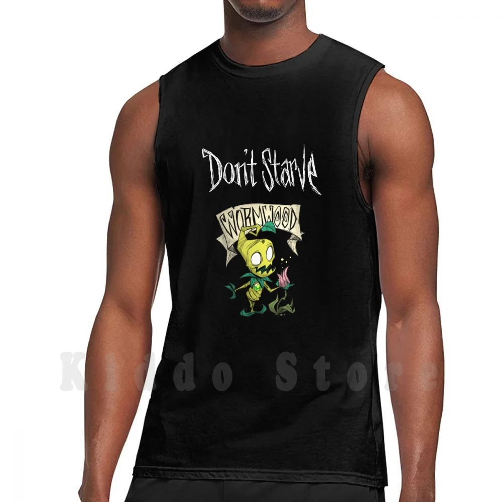 Don't Starve Wormwood Fan Art Tank Tops Vest 100% Cotton Dont Starve Together Wormwood Gamer Game Character Video Arpg