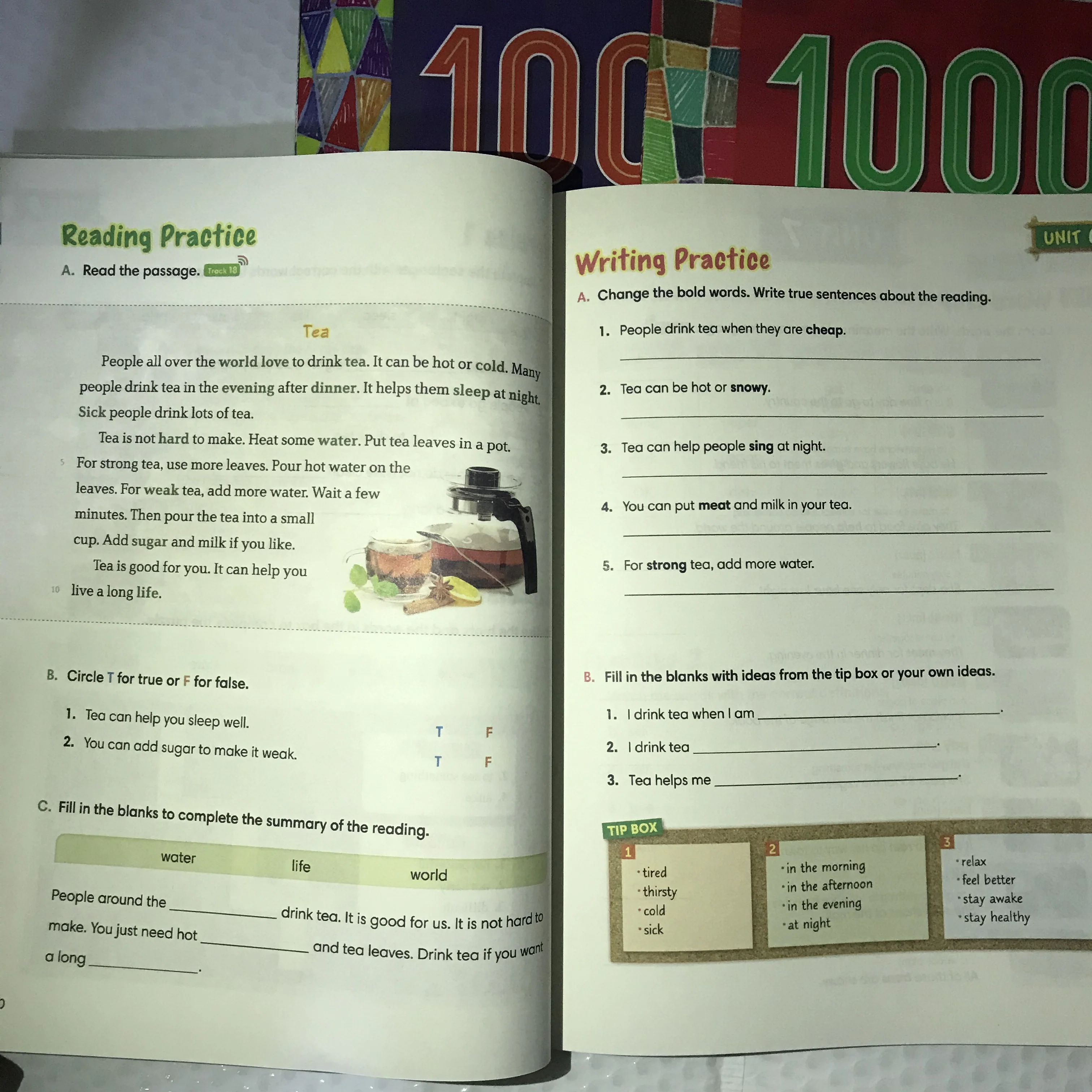 4 كتب/مجموعة 1000 كلمة إنجليزية أساسية المستوى 1-4 قاموس مشترك للمدرسة الابتدائية مصنف الكتب المدرسية