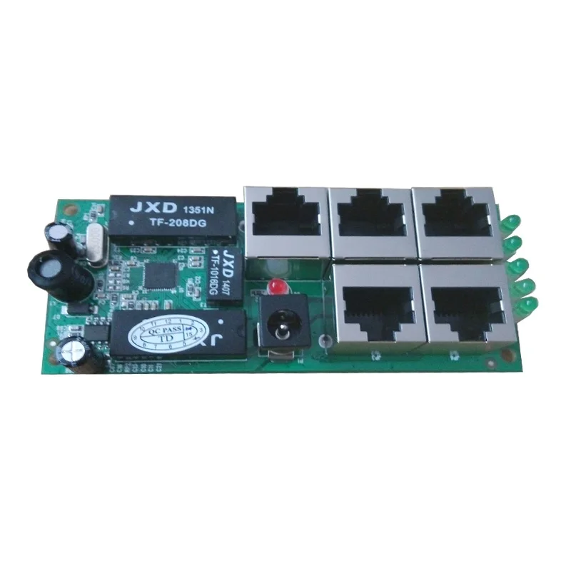 Módulo de interruptor Mini Ethernet de 3/5 puertos, 5V, 10M, 100M, Hub