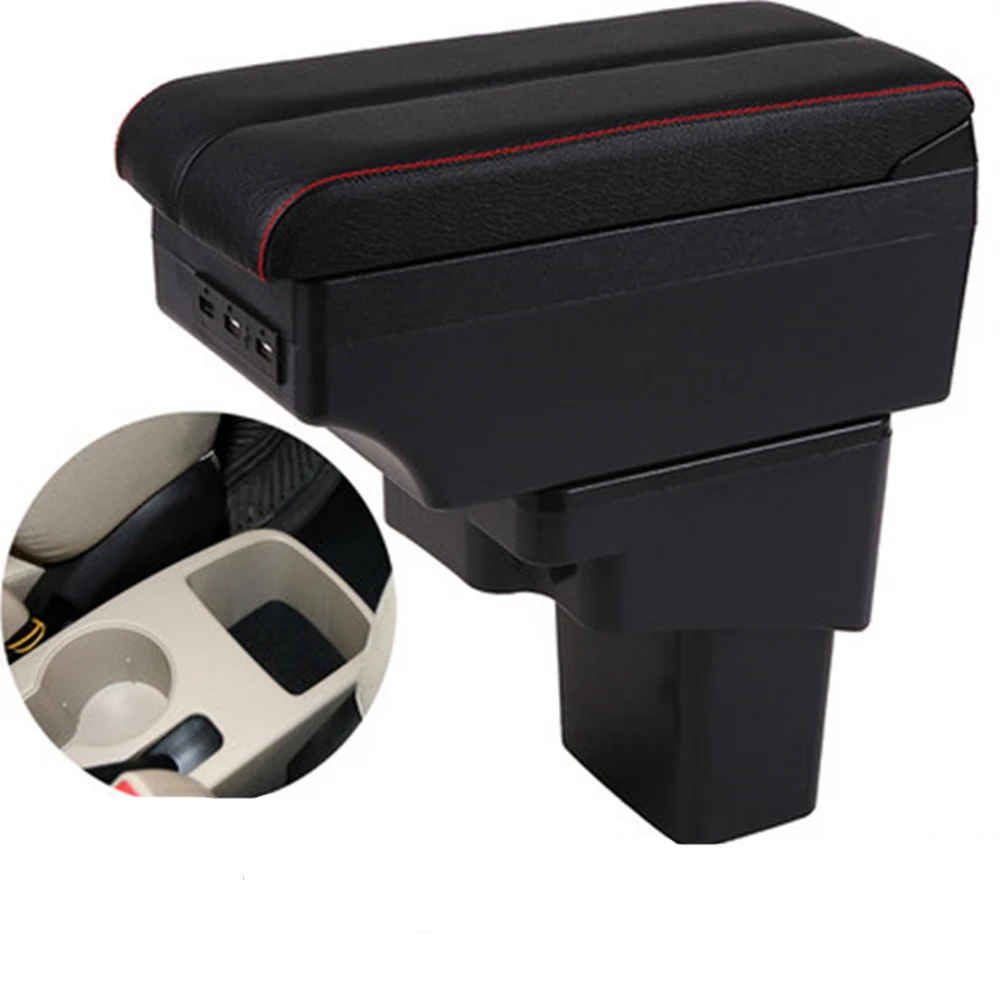 

For Hyundai Accent armrest box central Store content Storage box with USB interface products