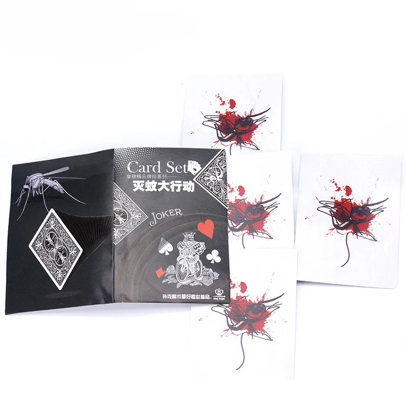 Mosquito Action Children Magic Props Magic Card Sets Magic Trick Mentalism Illusion Funny Close Up  Easy To Do Magic