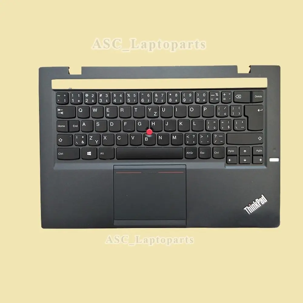 لوحة مفاتيح جديدة Lenovo Thinkpad X1 Carbon Gen 2 2nd 2014 ، لوحة مفاتيح بإضاءة خلفية وبطارية Palmrest ، الإسبانية ، التشيكية ، البرتغالية ، البريطانية ، الكندية