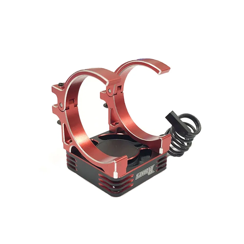 

Rocket 40x40mm Aluminum Fan Fast Cooling Fan w/ holder for 1/10 1/8 RC Car 4068 4082 4092 4074 4274 4268 Brushless Motor