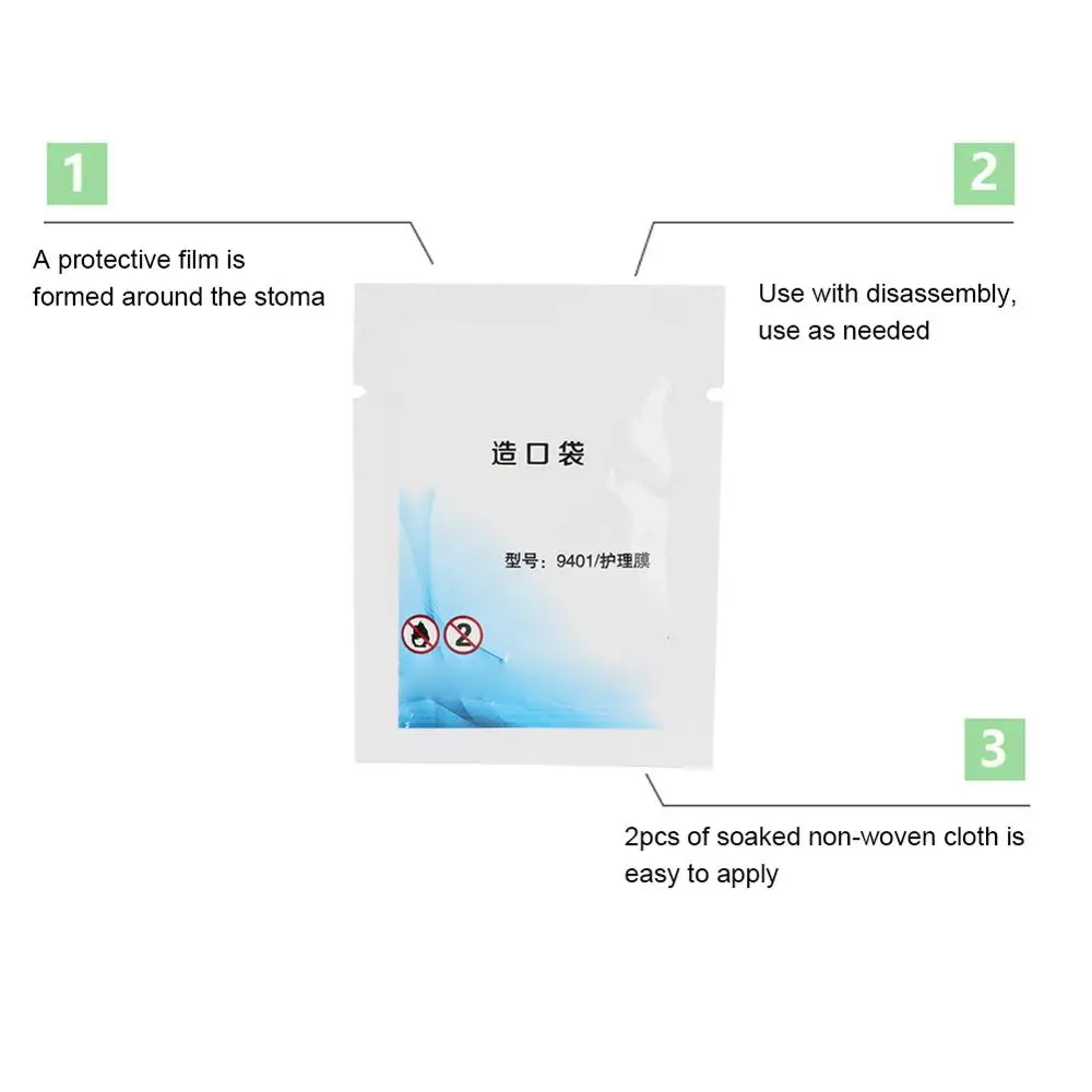 Newest 10 Pcs ostomy Skin Membrane Anti-injury Wound Exudate Causing Damages Recovery Skins Protective Film Nursing Tools Supply