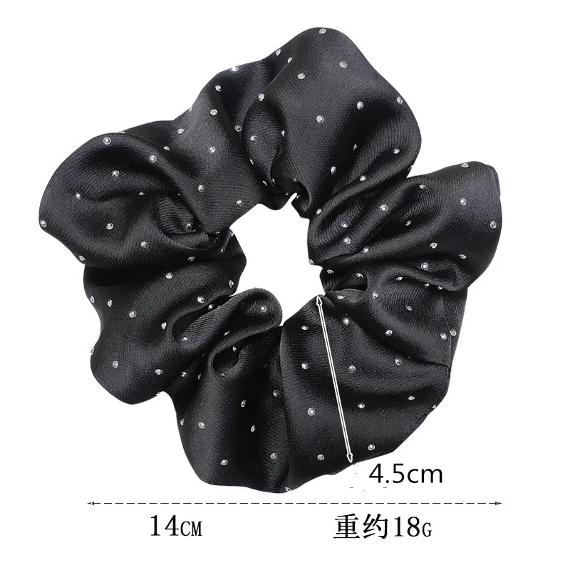 Französisch tuch kunst faul gebunden haar haar seil Koreanische textur retro dickdarm kreis ins einfache und elegante kopfschmuck – Detail 1
