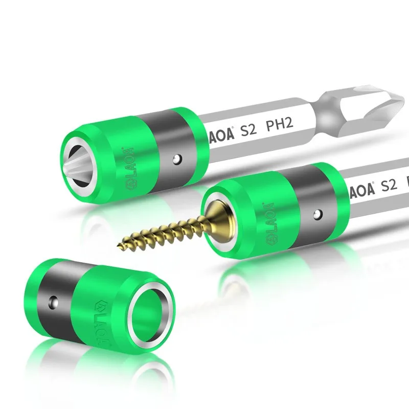 LAOA S2 1/4 "Vít Điện Mũi Điện Từ Mạnh 65Mm Điện Vít Và Vòng Nam Châm