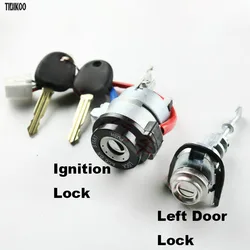 Car Lock Cylinder for Kia Forte Full Door Lock Core Iginition Lock Cylinder Auto Left Front Door