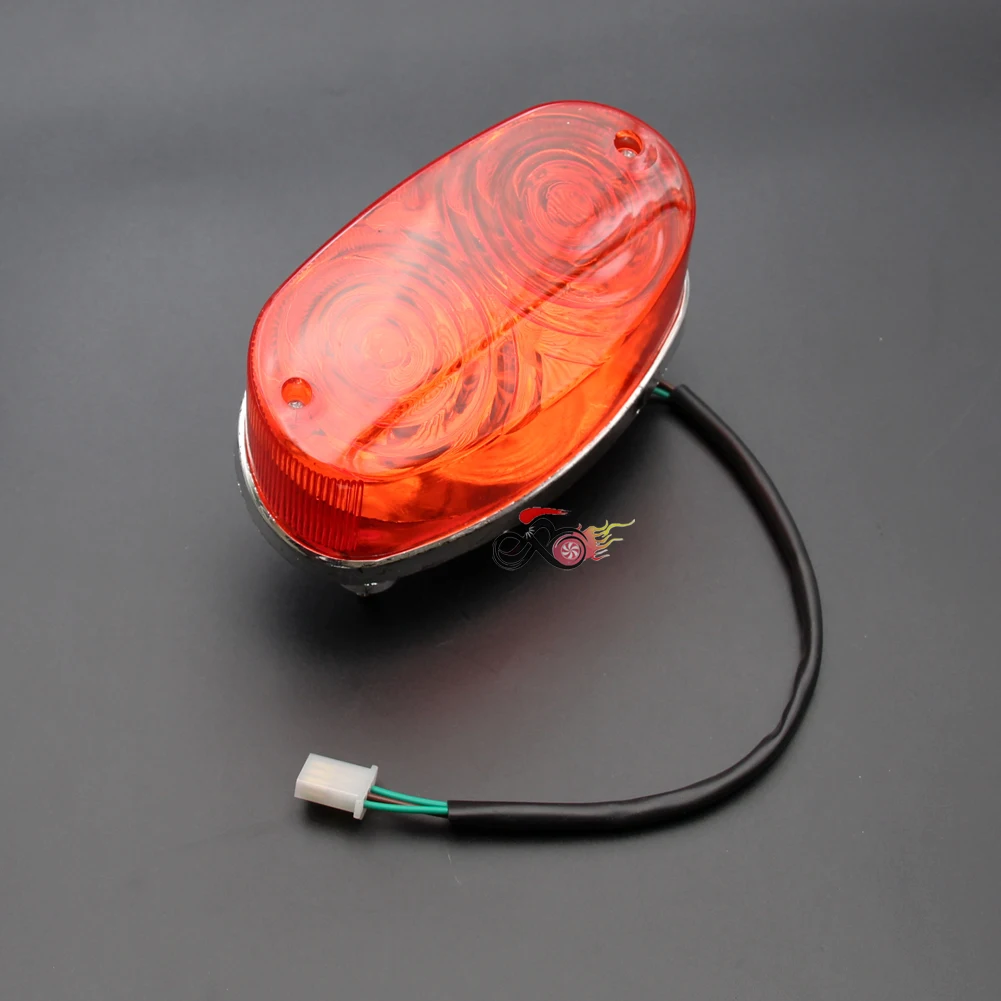 Rear Taillight Tail Light For 50cc 70cc 90cc 110cc 125cc 150cc 200cc 250cc ATV Quad TaoTao Kandi Baja Roketa 3 Wires