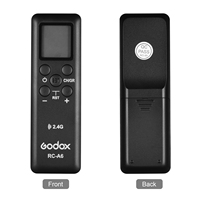 Godox RC-A6 Remote Control 2.4GHz Wireless for Godox SL150II SL200II SL150IIBi SL200IIBi SZ200BI FV150 FV200 UL60 ML60 LF308D