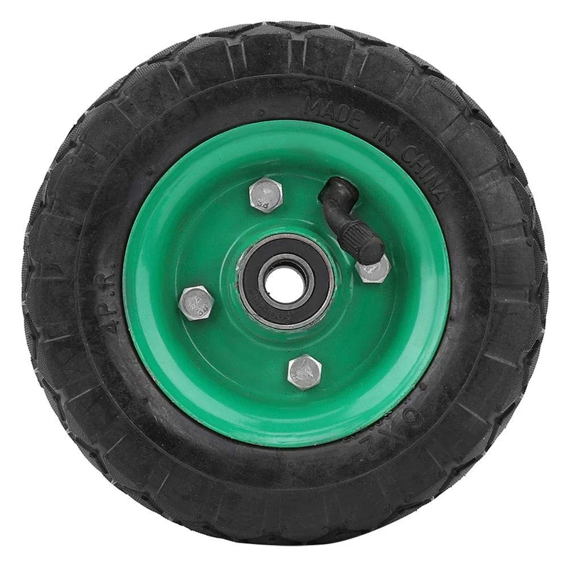 Inflatable Tire Wear-Resistant 6In Wheel 150mm Tire Industrial Grade Cart Trolley Tyre Caster 250Kg 36Psi