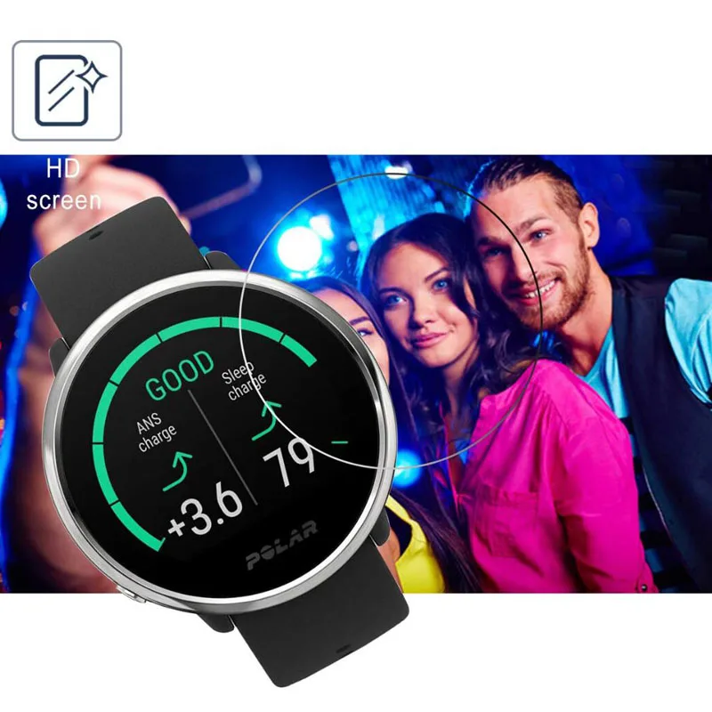 Smartwatch szkło hartowane przezroczyste folia ochronna ochronne dla POLAR Ignite Sport Watch LCD Display