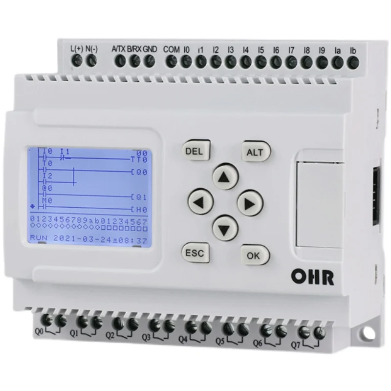 Simple PLC Controller Remote Communication Logic Control Ladder Programmable Controller PR20