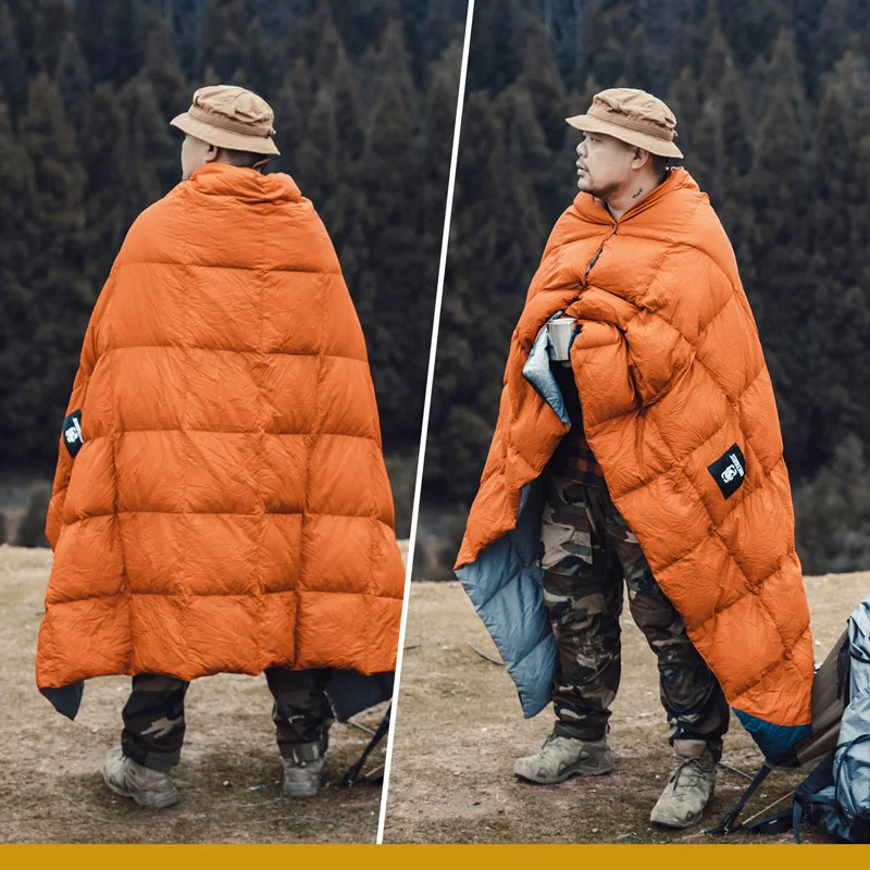 OneTigris Camping Blanket Foldable Travel Quilt For Outdoor Camping Hiking 3-season 1-person Fits 41°F-77°F(5°C-25°C)