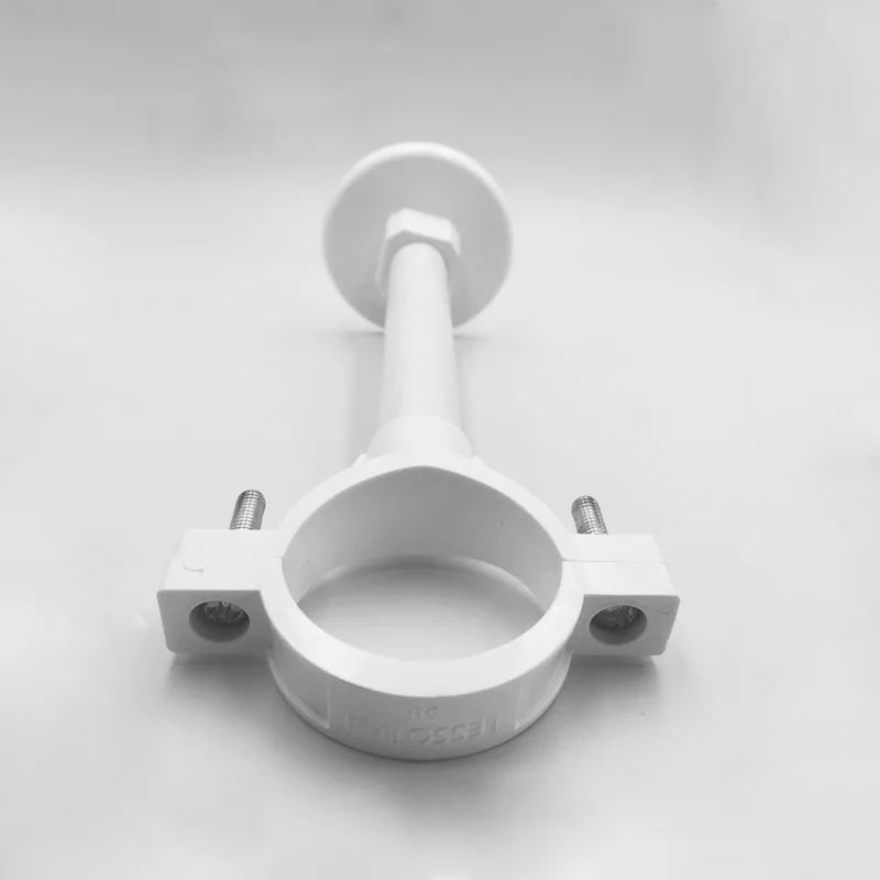 PVC Water Pipe Clamp PVC Pipe Support PPR Pipe Bracket Garden Irrigation Connector Hard Tube Clamp PVC Plastic Pipe Hanging Card