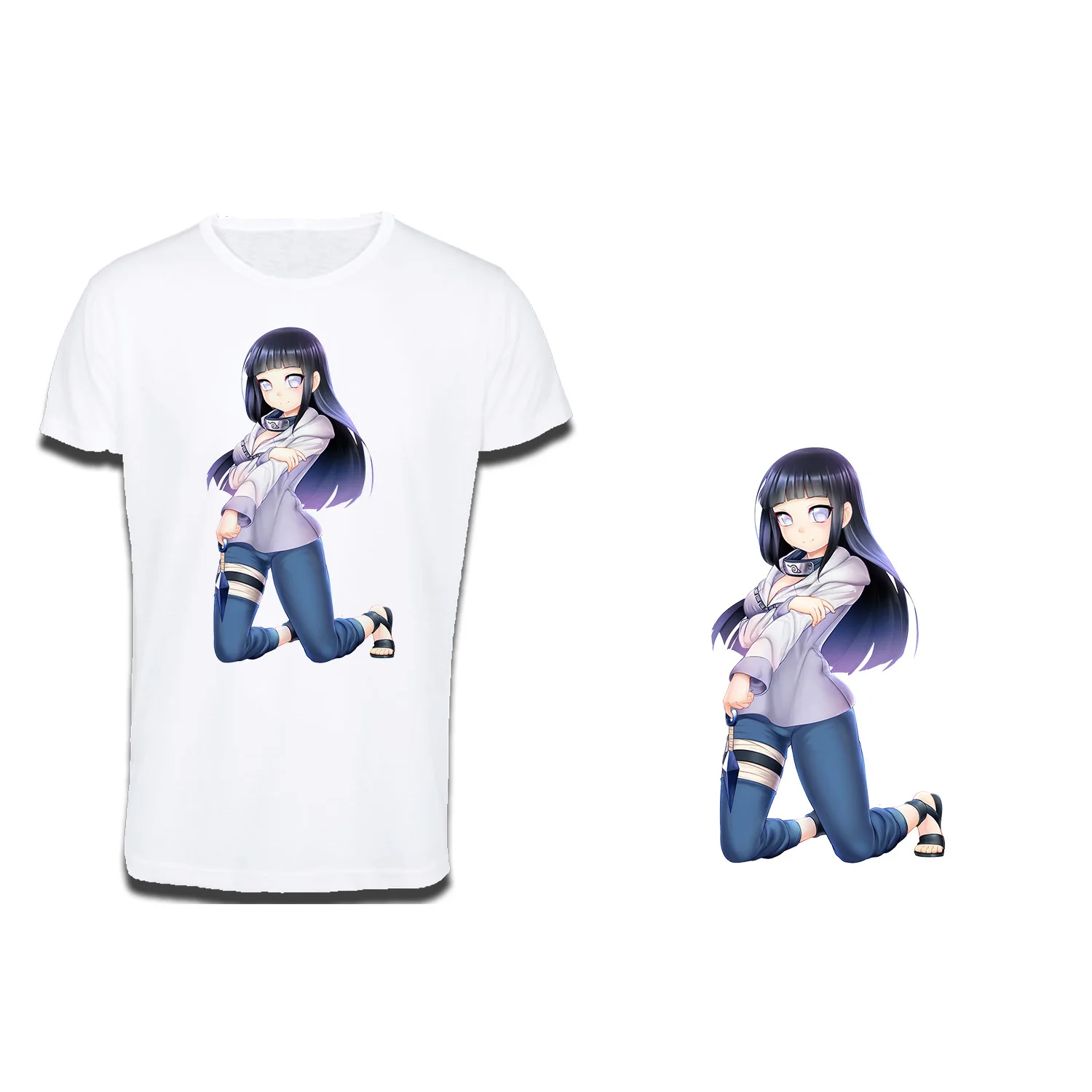 T-SHIRT cotton touch A3 HINATA KYUGA UZUMAKI cotton touch T-shirt