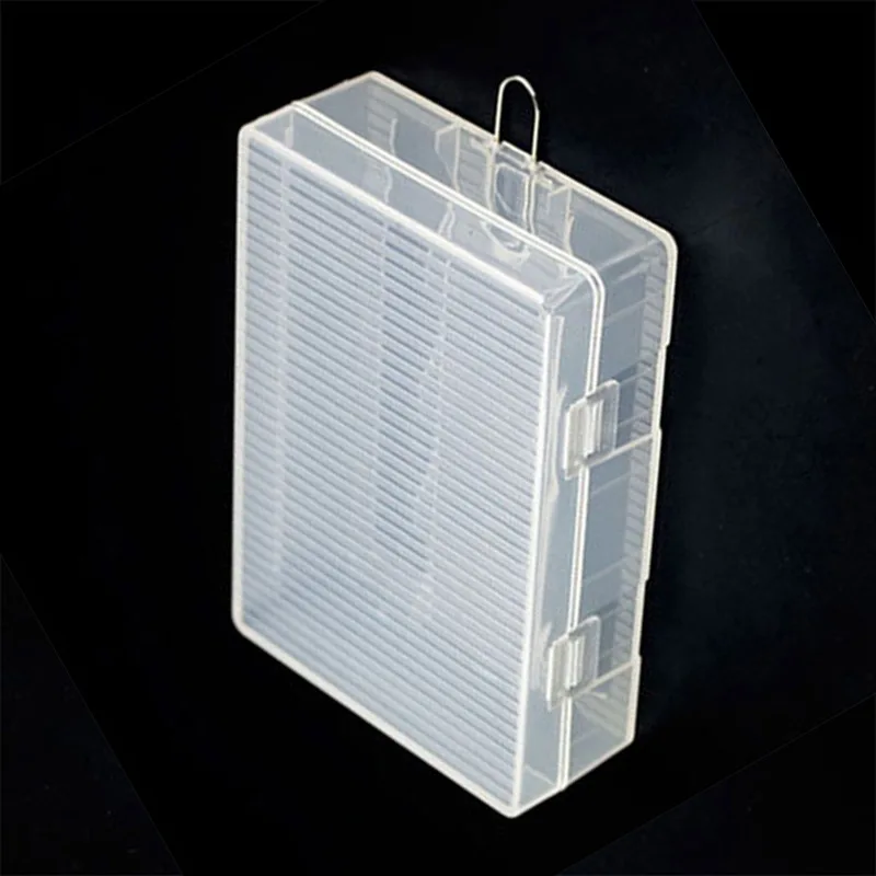 

Plastic 26650 Battery Box Holder Case With Hook Holder Transparent Lithium Battery Storage Box For 4 X 26650 Batteries