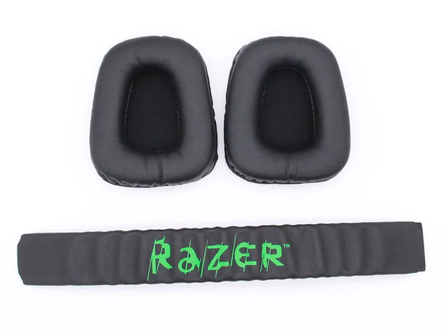 New Replacement Ear Pads Headband With Earpads Earmuffs For Razer Electra Gaming PC Headphones