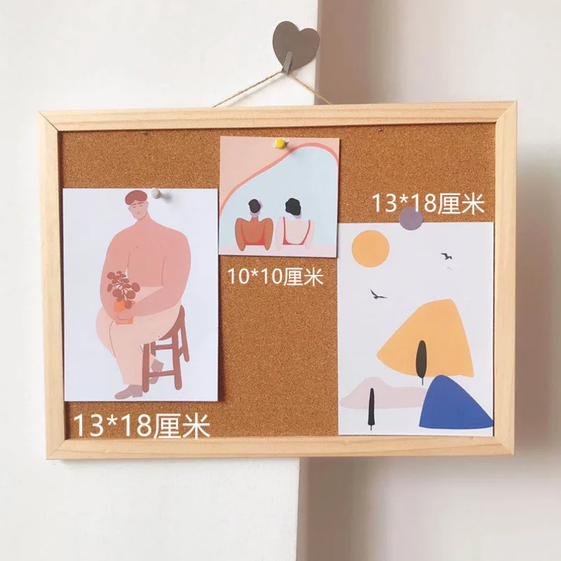 추상 미술 그림 장식 카드, 기하학적 컬러 엽서 포스터, DIY 룸 벽 스티커, 사진 소품, 문구 선물, 3 개