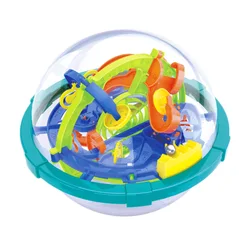 Perplexus labyrinthe 3D pour enfants, boule magnétique, puzzle de marbre de bar, jeu Amaze, IQ Balance dos Toys, 100 étapes, 12cm