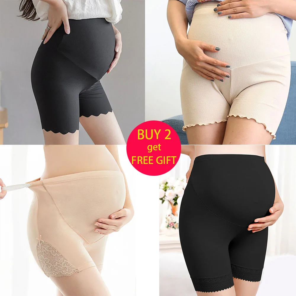 Woman Maternity Leggings Short Length Soft Adjustable Waist Pregnant Pregnancy Clothes Pants Ropa Enceinte Mujer Embarazada