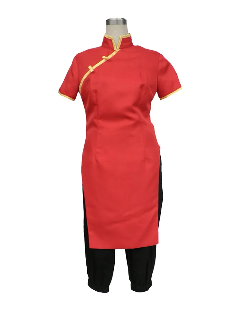 Gintama Kagura Cheongsam Halloween Cosplay Costume