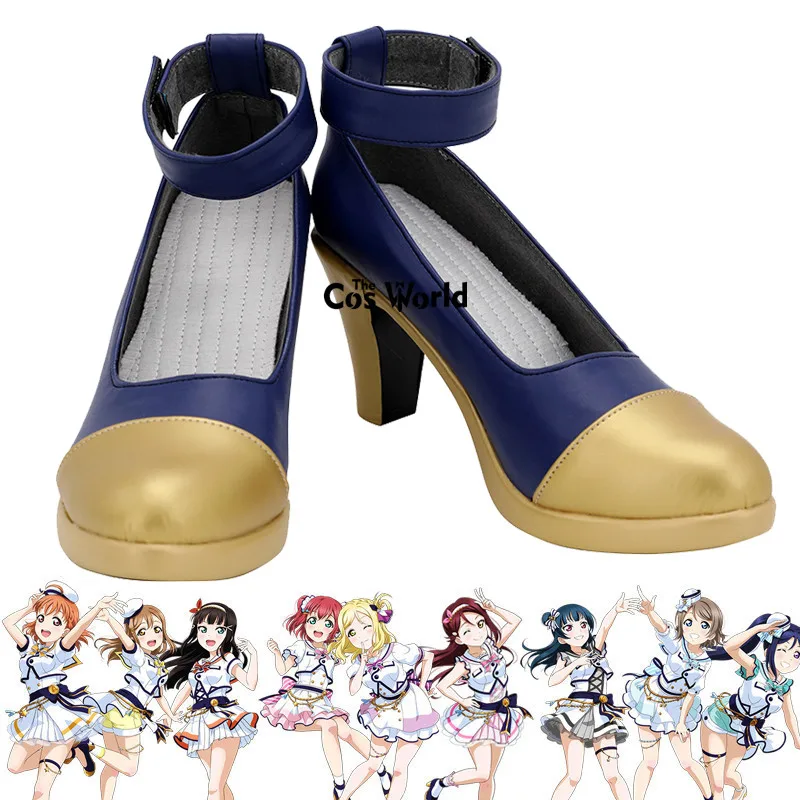 

LoveLive!Sunshine!! Aqours 6th Anniversary Party 9 Characters Kurosawa Ruby Dia Hanamaru Anime Customize Cosplay Shoes Boots