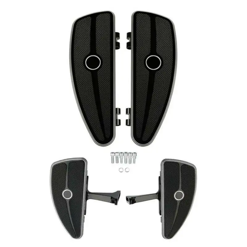 

Motorcycle Driver Passenger Floorboard Kit For Harley Touring Road King Street Electra Glide 1986-2021 Front Rear