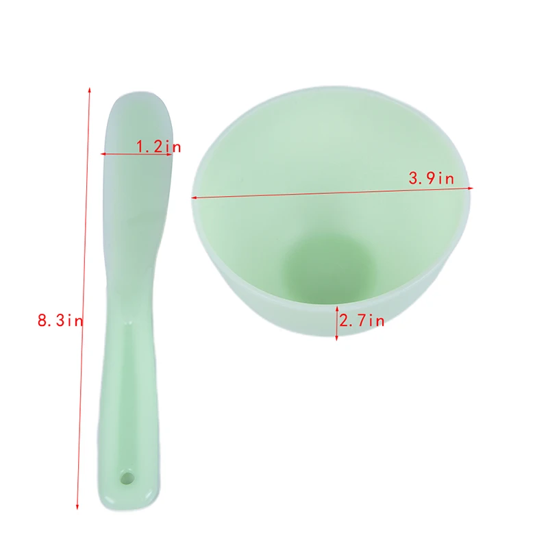 Women Lady DIY Facial Mask Kit Face Mask Bowl Mixing Stick Spoon Spatula Kit Skin Care  Cosmetic Beauty Tool