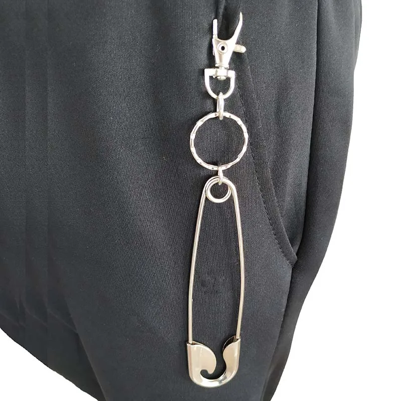 Fashion Women Punk Chains For Pants Women Girls Wallet Keychain Key Chains On Jeans Hipster Jewelry Accessories