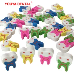 Cartoon stomatologia akcesoria prezent Dental dentysta prezenty Mini ołówek gumka gumka nowość dzieci Student dzieci Kawaii gumki