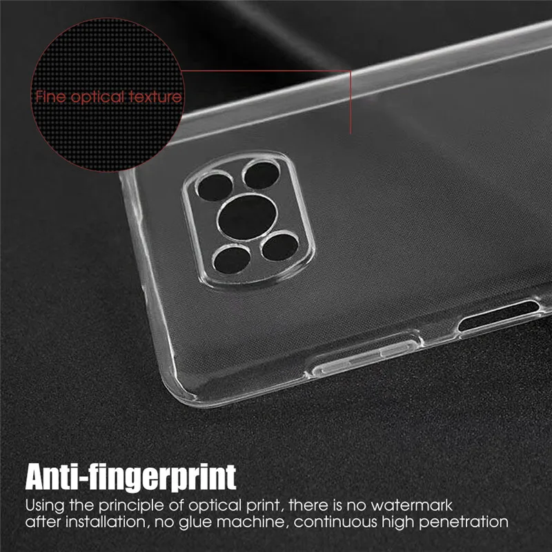 PocoX3 Poco X 3 custodia trasparente sottile pellicola idrogel custodia morbida per telefono per Xiaomi PocoX3Pro Poco X3 Pro NFC Cover protettiva