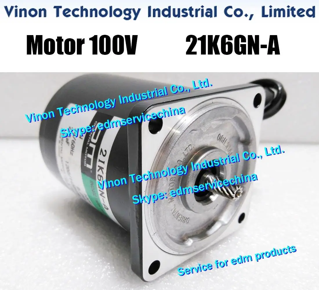 21K6GN-A Motor 6W/100V (Japan Oriental) for AgieC harmilles Drill EDM Machine HD8 SD20 Induction Motor 2IK6GN-A, 200002139