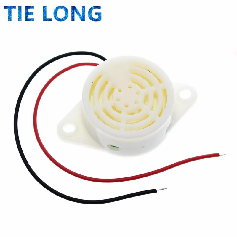 2PC/Lot 95DB Alarm High-decibel 3-24V 12V Electronic Buzzer Beep Alarm Continuous Beep for Arduino SFM-27