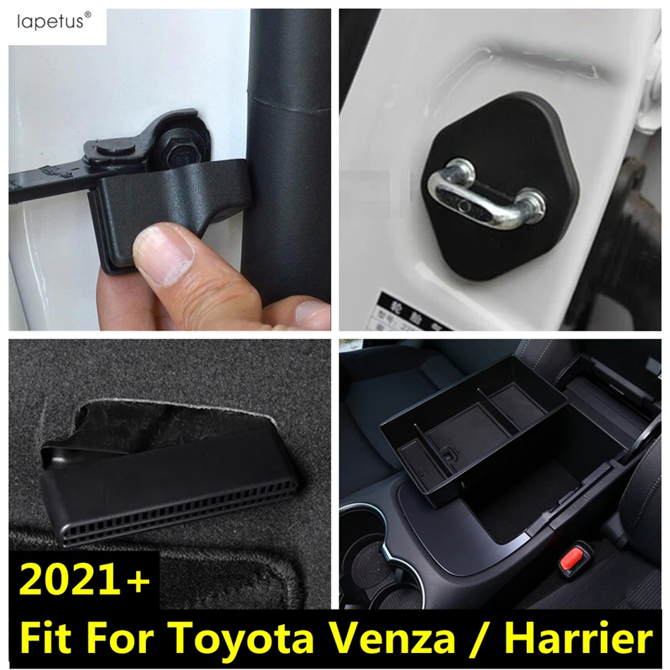 

Door Lock Limit Stopper / Storage Box / Under Seat Floor Air Vent Dust Cover For Toyota Venza / Harrier 2021 - 2024 Accessories