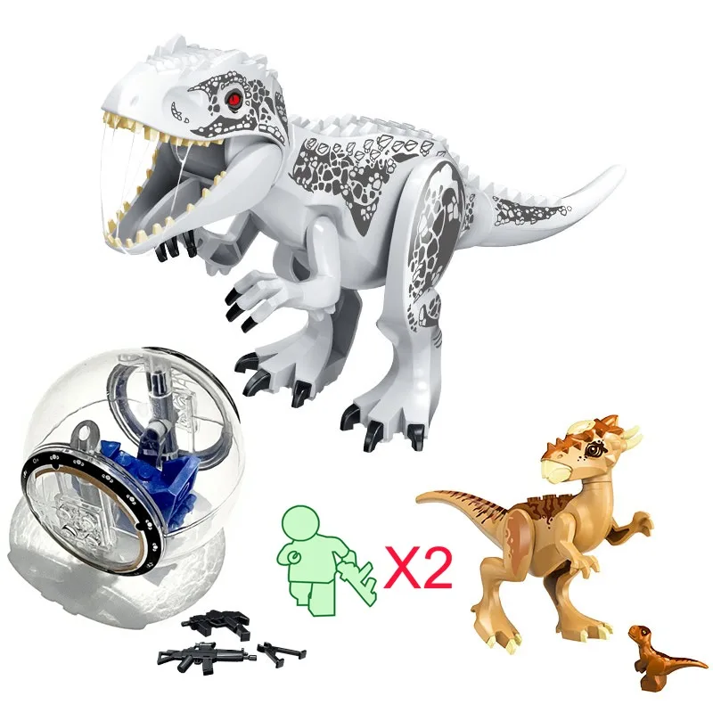 Educational Toys Jurassic Park Dinosaur for Kids Children Block Toy Including T-Rex Velociraptor Christmas Birthday Gifts