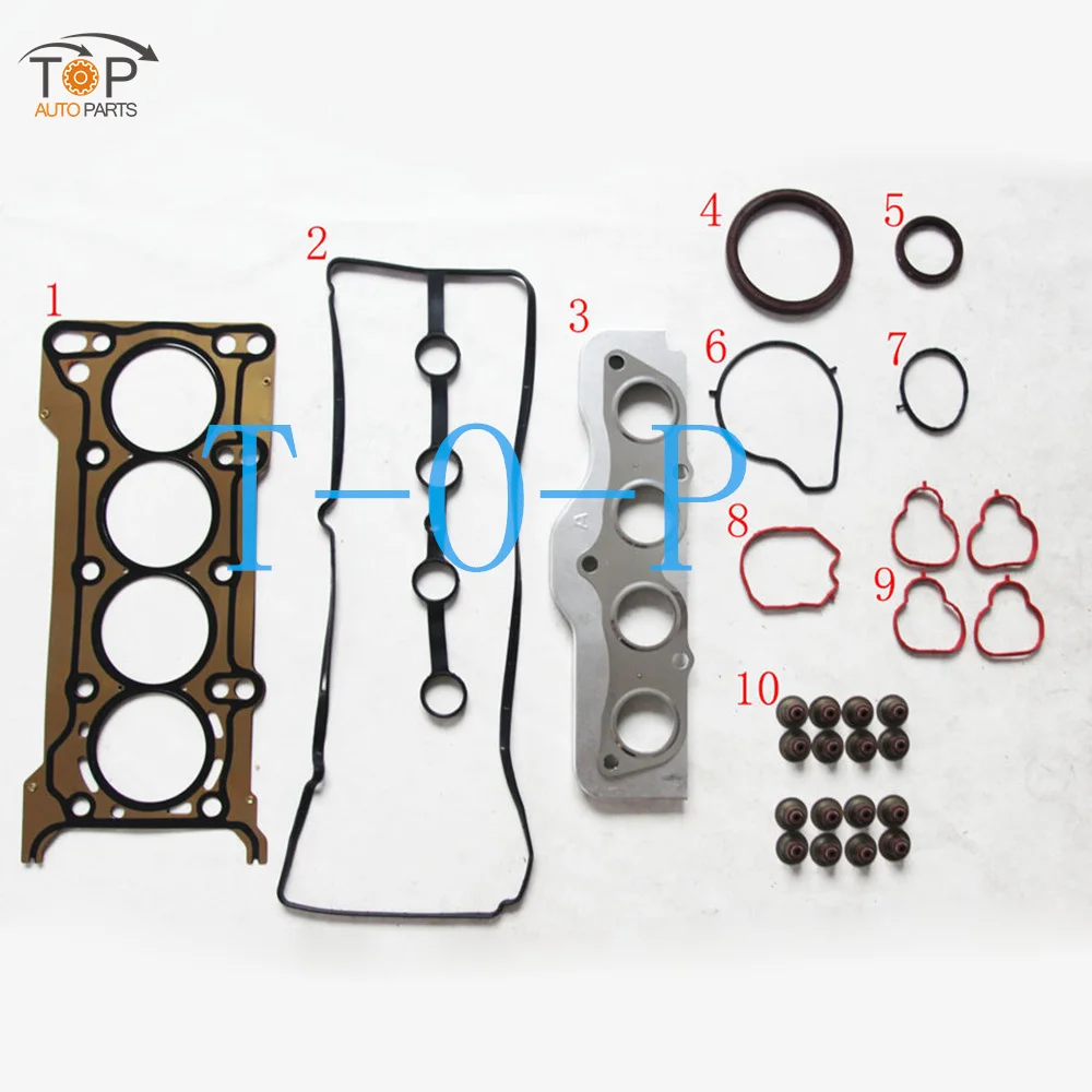 

Engine Complete Overhaul Rebuilding Gasket Kit ZY 8LB9-10-271 8LB9-10-270 Cylinder Head For Mazda