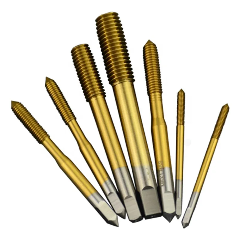 M2X0.4, M3X0.5, M5X0.8, M8X1.25, M12X1.75, прямая железная резьба, железная резьба, формовочный кран, машина для прокатки, экструзионные краны